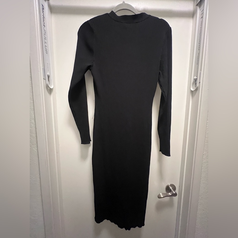 Black casual dress. NWT - Picture 2 of 4